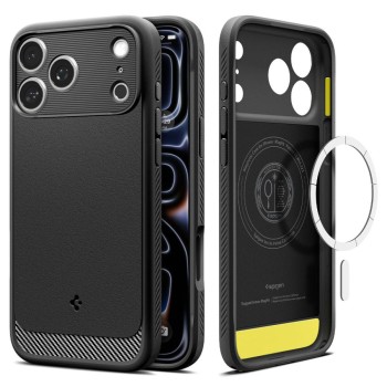 Spigen Rugged Armor Mag MagSafe Case for iPhone 17 Pro Max - Matte Black Spigen Rugged Armor Mag MagSafe Case for iPhone 17 Pro Max - Matte Black