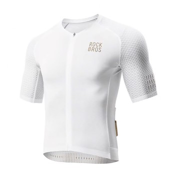 Rockbros YDDX011 Diamond Short Sleeve Cycling Jersey Size M - White