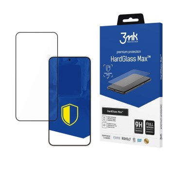 Tempered glass 3mk HardGlass Max Black for Samsung Galaxy S25 Edge Tempered glass 3mk HardGlass Max Black for Samsung Galaxy S25 Edge