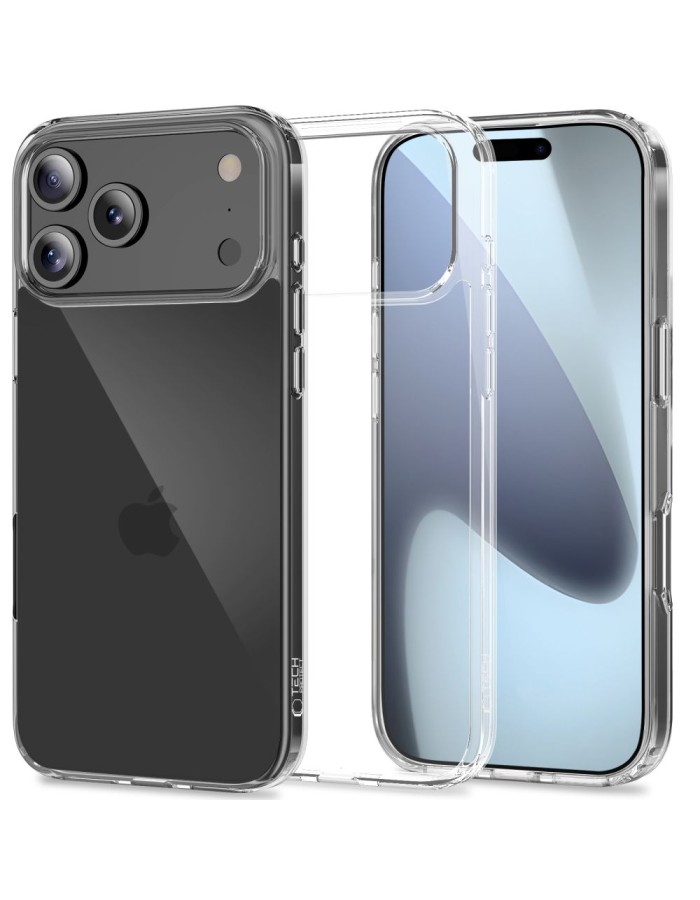 Tech-Protect FlexAir Hybrid Case for iPhone 17 Pro - Clear Tech-Protect FlexAir Hybrid Case for iPhone 17 Pro - Clear