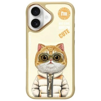 Nimmy Cool&amp;amp;Cute 2.0 Cat Case for iPhone 16 - Green