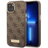 Guess GUHMP14MU4GPRW iPhone 14 Plus 6.7 "brown / brown hard case 4G Logo Plate MagSafe Guess GUHMP14MU4GPRW iPhone 14 Plus 6.7 "brown / brown hard case 4G Logo Plate MagSafe
