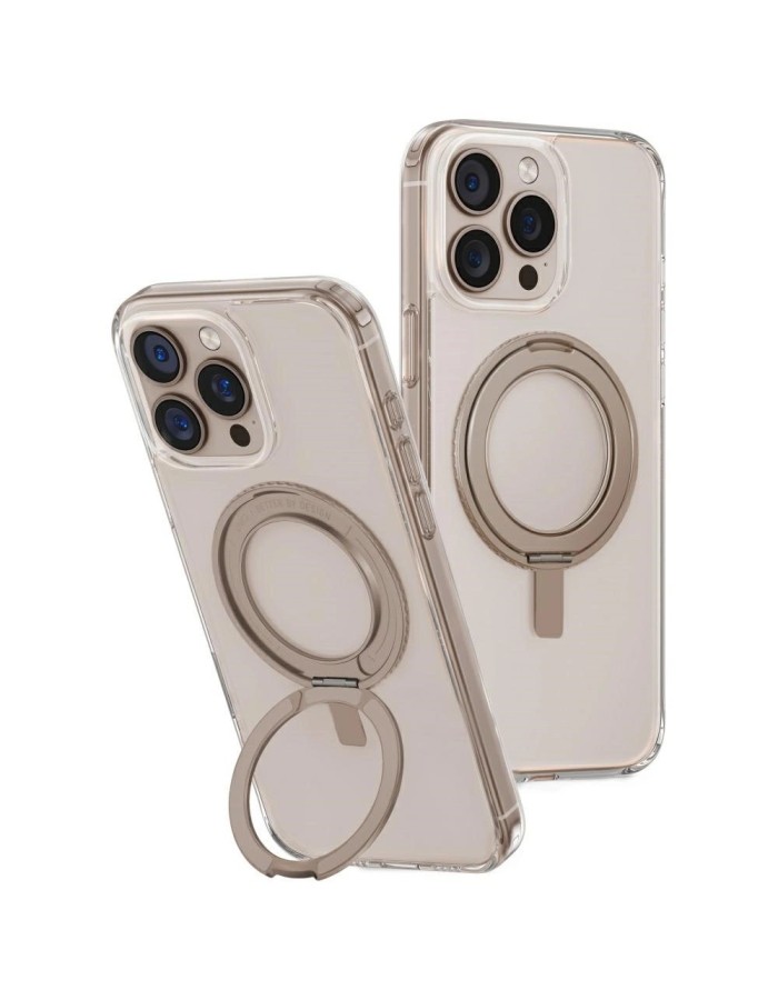 Uniq Swivix 360 Rotating Kickstand Case for iPhone 16 Pro Max - Gold Uniq Swivix 360 Rotating Kickstand Case for iPhone 16 Pro Max - Gold