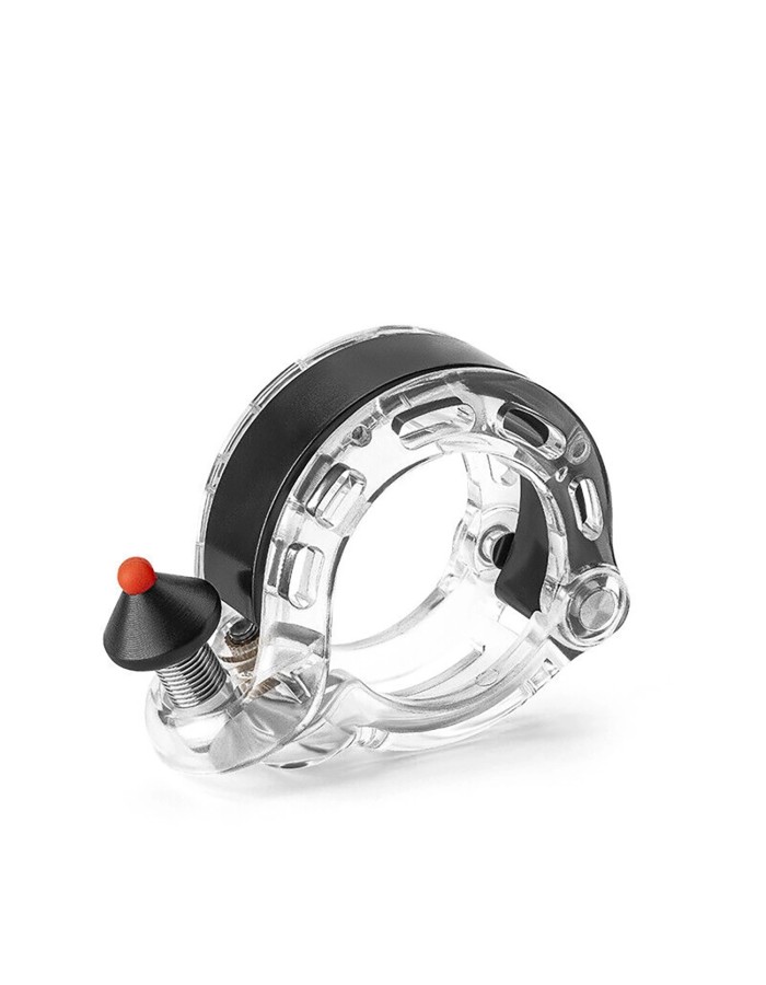 Rockbros 34210028002 Q-shaped bicycle bell - transparent