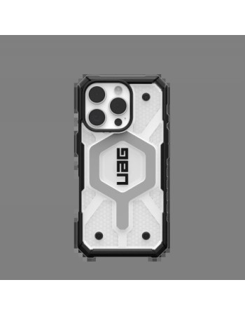 UAG Pathfinder Clear Magsafe Case for iPhone 16 Pro - White