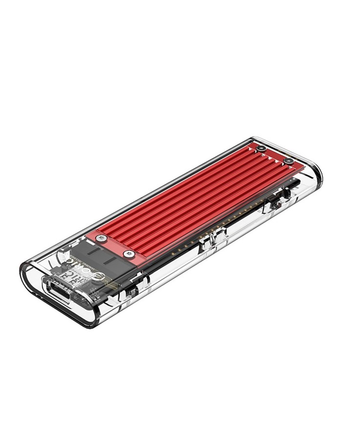 Orico TCM2-C3 M.2 NVME to USB-C 10Gb/s Disk Drive - Red Orico TCM2-C3 M.2 NVME to USB-C 10Gb/s Disk Drive - Red