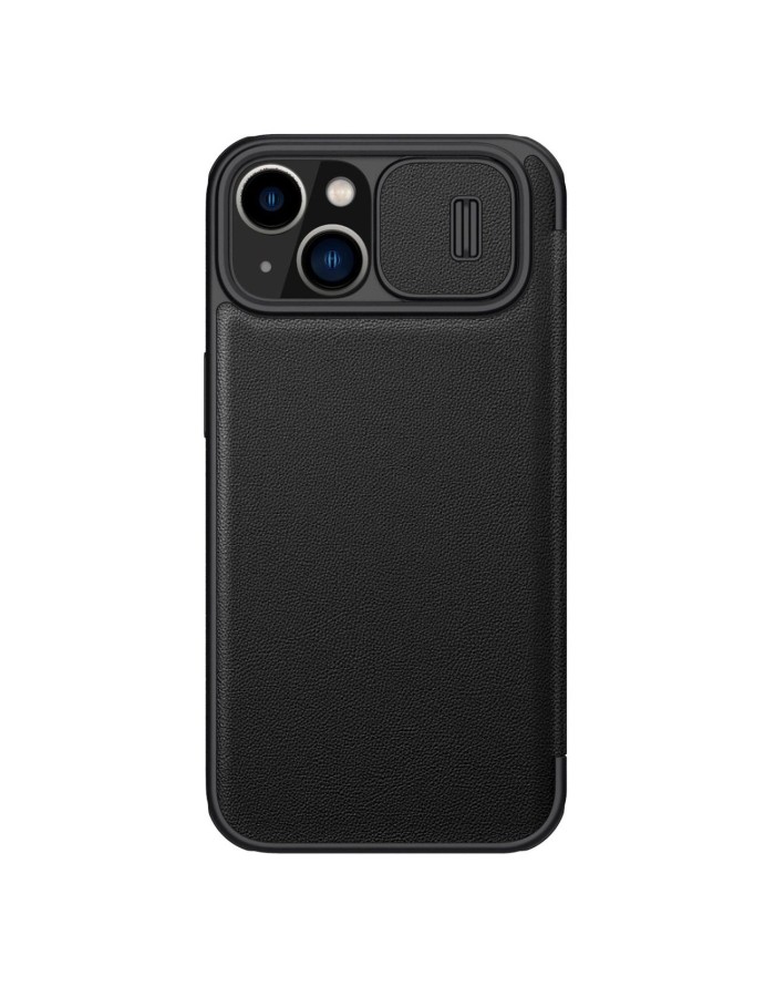 Nillkin Qin Leather Pro Case iPhone 14 Plus Camera Cover Holster Cover Flip Case Black Nillkin Qin Leather Pro Case iPhone 14 Plus Camera Cover Holster Cover Flip Case Black