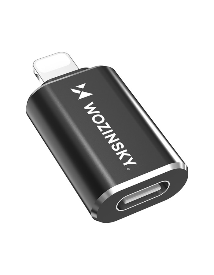 Wozinsky WALC-01 Lightning to USB-C Adapter - Black