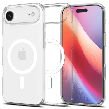 Spigen Liquid Crystal MagSafe Case for iPhone 17 Air - Clear and White
