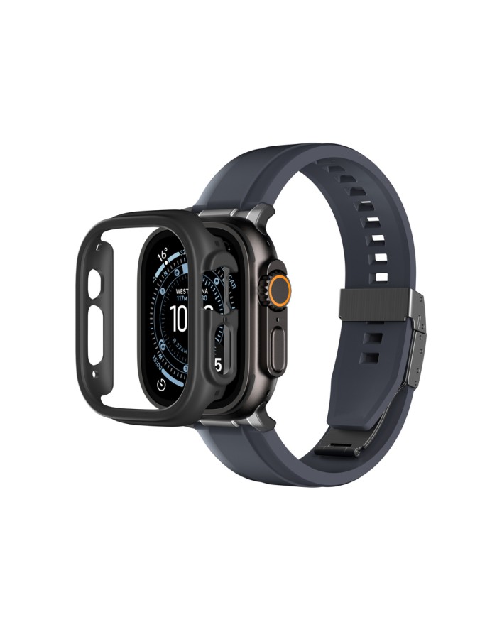 AmazingThing Minimal Protective Case for Apple Watch UItra 3 49mm - Black AmazingThing Minimal Protective Case for Apple Watch UItra 3 49mm - Black