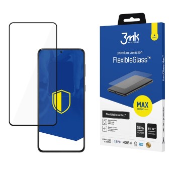 3mk FlexibleGlass Max Black Hybrid Glass for Samsung Galaxy S22+ 5G