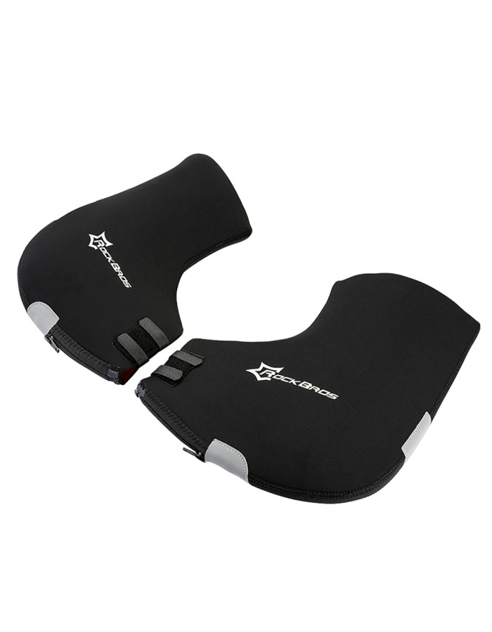 Rockbros D16-B Motorcycle-Compatible Windproof Waterproof Handlebar Gloves - Black