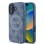 Guess 4G Ring Classic Logo MagSafe case for iPhone 16 - blue