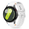 Tech-Protect Silicone Sport Strap for Samsung Galaxy Watch 4 / 5 / 5 Pro / 6 / 7 / FE - White Tech-Protect Silicone Sport Strap for Samsung Galaxy Watch 4 / 5 / 5 Pro / 6 / 7 / FE - White