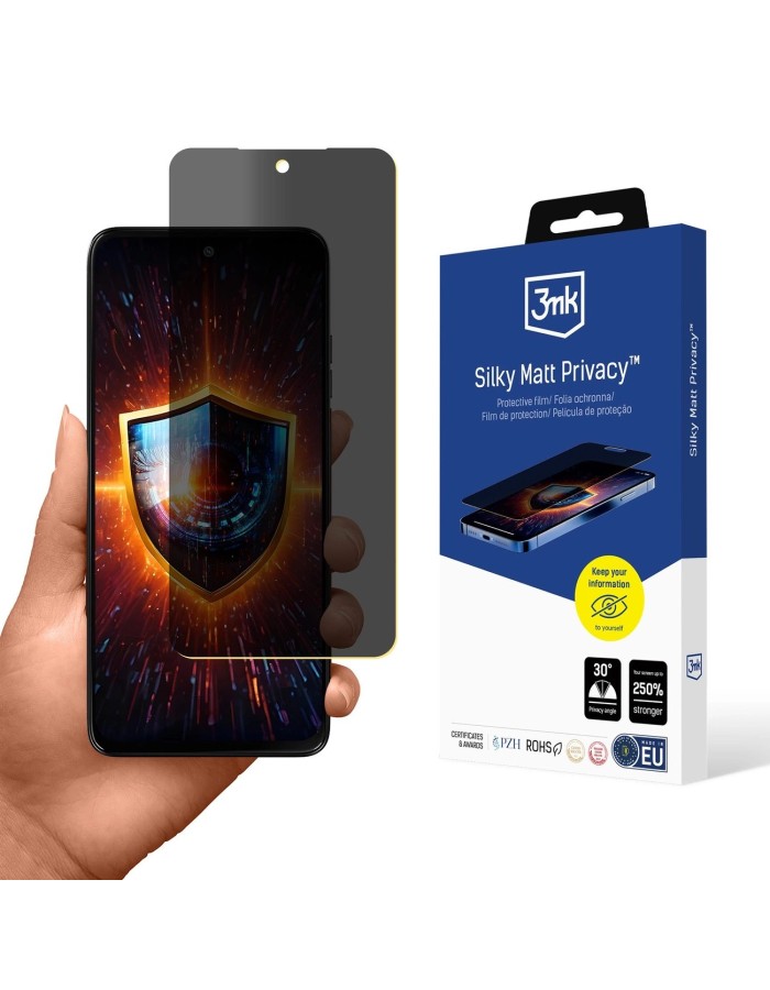 Privacy Film 3mk Silky Matt Privacy for Motorola Moto G15 / G15 Power Privacy Film 3mk Silky Matt Privacy for Motorola Moto G15 / G15 Power