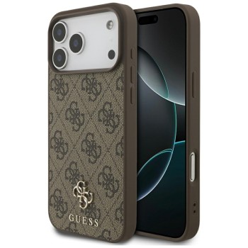 Guess 4G Small Classic Logo MagSafe Case for iPhone 17 Pro Max - Brown Guess 4G Small Classic Logo MagSafe Case for iPhone 17 Pro Max - Brown