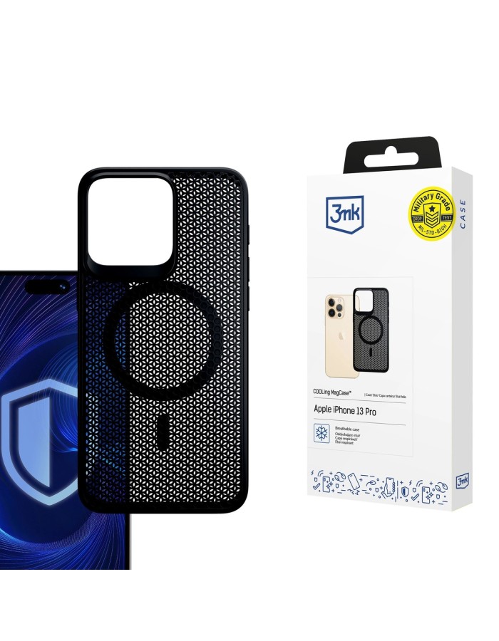 3mk COOLing MagCase for Apple iPhone 13 Pro - Black