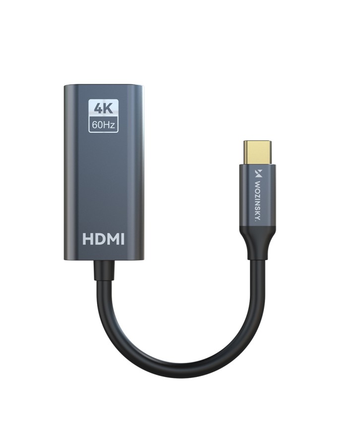 Wozinsky WACH-01 USB-C - HDMI 4K 60Hz Adapter - Black