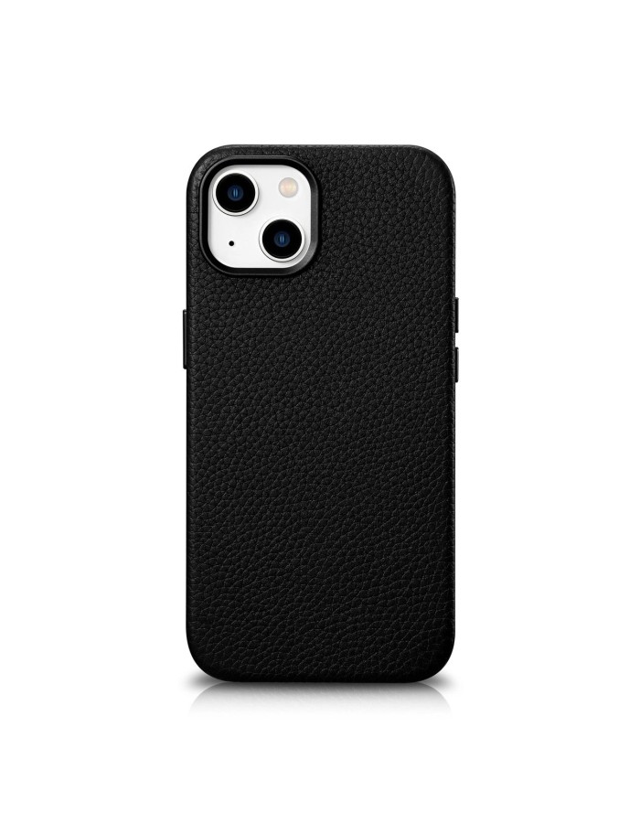 iCarer Litchi Premium Leather Case iPhone 14 Plus Magnetic Leather Case with MagSafe Black (WMI14220711-BK) iCarer Litchi Premium Leather Case iPhone 14 Plus Magnetic Leather Case with MagSafe Black (WMI14220711-BK)
