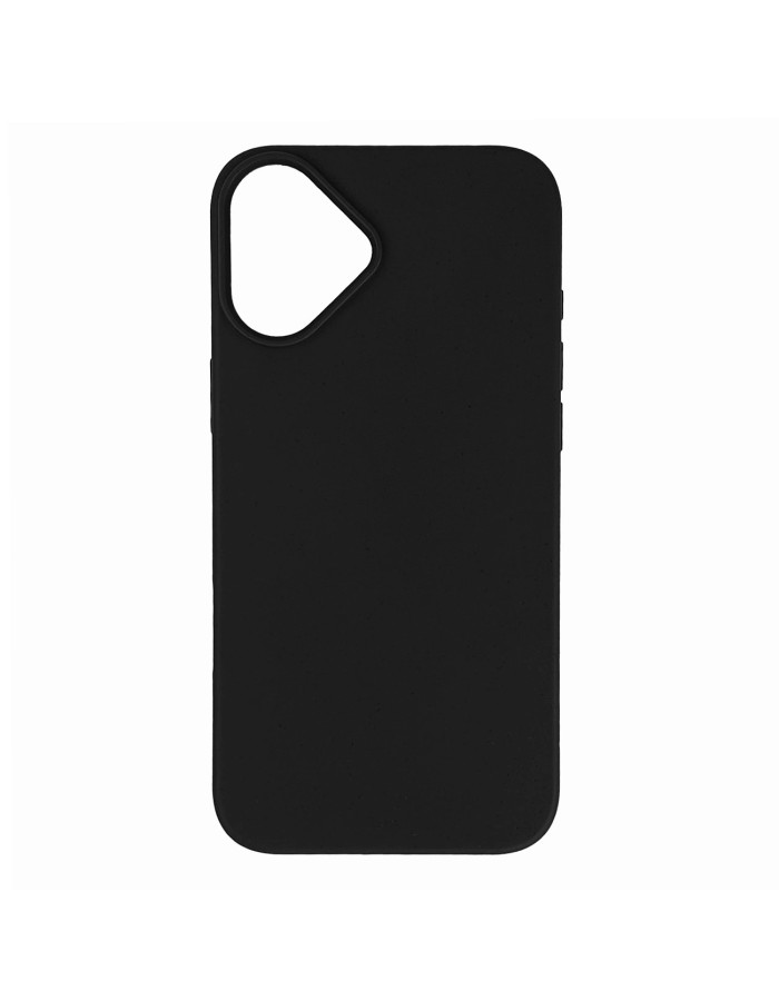 Multiple Color Wheat Bran Case for iPhone 16 Plus - Black Multiple Color Wheat Bran Case for iPhone 16 Plus - Black