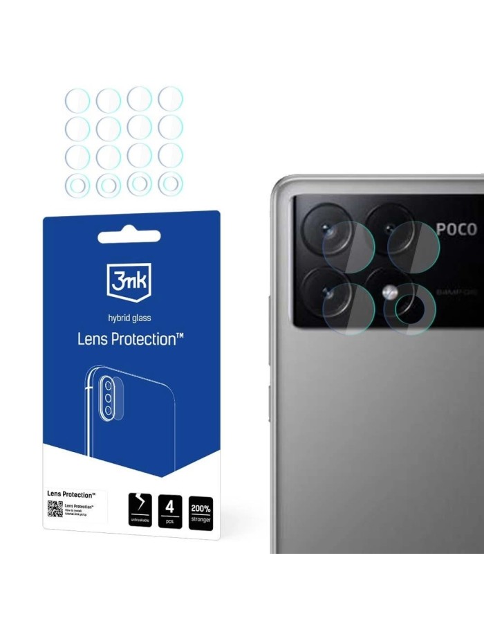 3mk Lens Protection™ hybrid camera glass for Xiaomi Poco X6 Pro 5G