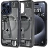 Spigen Ultra Hybrid Mag Case with MagSafe for iPhone 15 Pro - Dark Gray (Zero One Pattern) Spigen Ultra Hybrid Mag Case with MagSafe for iPhone 15 Pro - Dark Gray (Zero One Pattern)