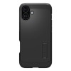 Spigen Tough Armor MagSafe case with stand for iPhone 16 - black Spigen Tough Armor MagSafe case with stand for iPhone 16 - black
