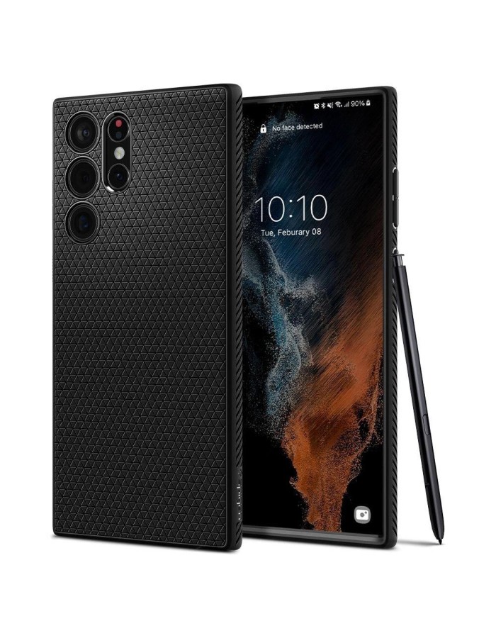 Spigen Liquid Air Case for Samsung Galaxy S22 Ultra - Matte Black Spigen Liquid Air Case for Samsung Galaxy S22 Ultra - Matte Black