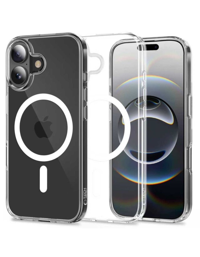 Tech-Protect FlexAir Hybrid MagSafe Case for iPhone 17 - Clear