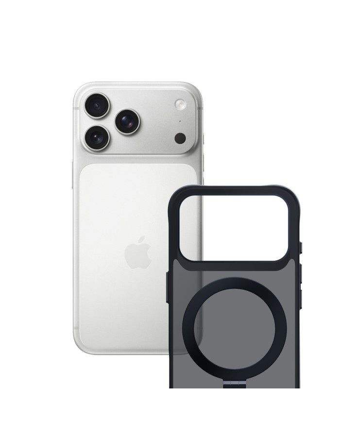 3mk Smoke Case Mag&amp;amp;Stand for iPhone 17 Pro - Black