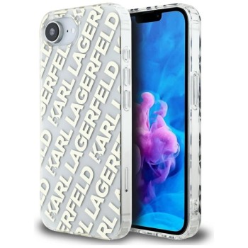 Karl Lagerfeld IML Repeat Logo iPhone 16e Case - Gold