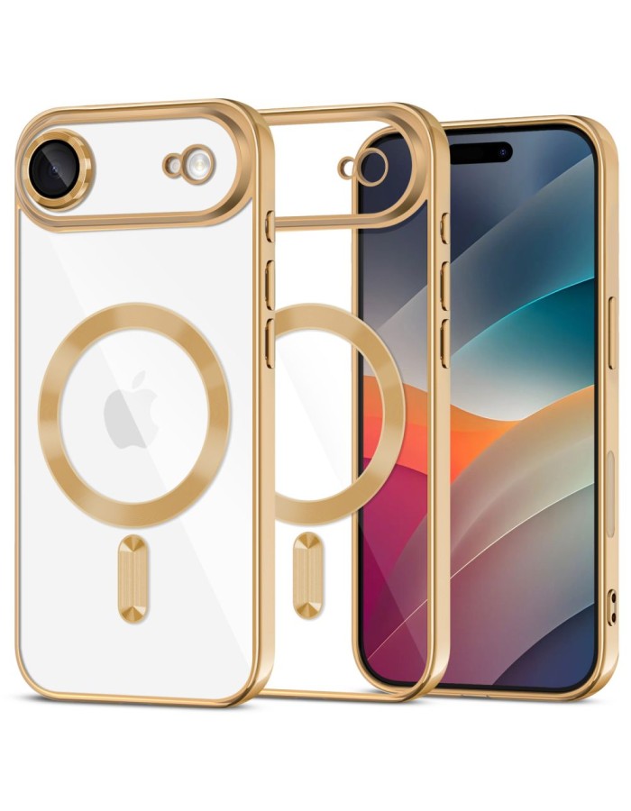 Tech-Protect MagFlex MagSafe Case for iPhone 17 Air - Transparent Gold