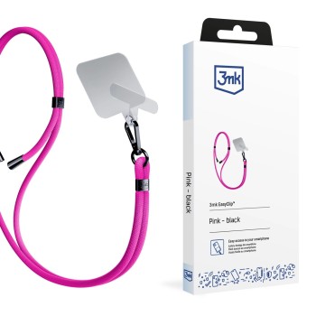 Smartphone Lanyard 3mk EasyClip - Pink Smartphone Lanyard 3mk EasyClip - Pink