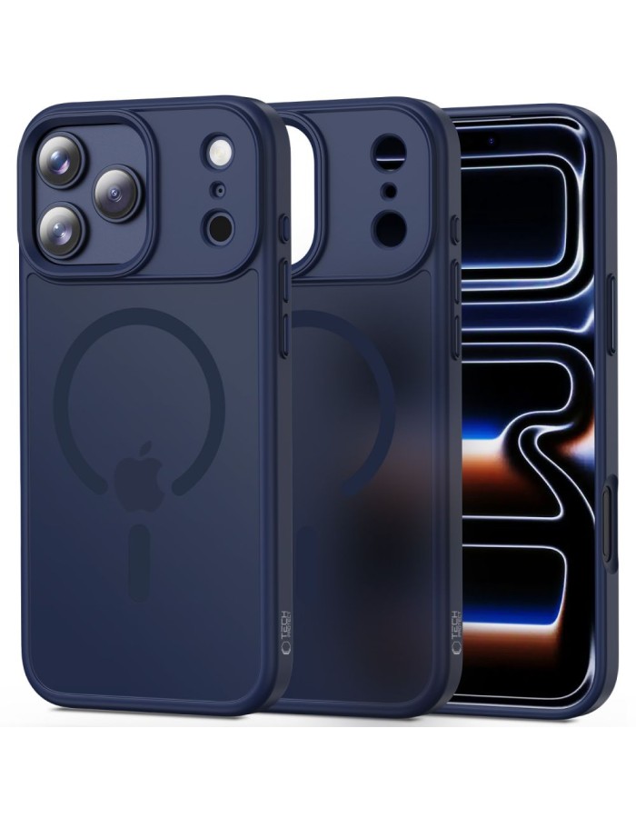 Tech-Protect MagMat MagSafe Case for iPhone 17 Pro Max - Navy Blue Tech-Protect MagMat MagSafe Case for iPhone 17 Pro Max - Navy Blue