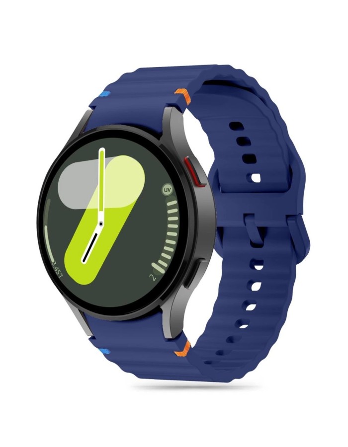 Tech-Protect Silicone Sport Strap for Samsung Galaxy Watch 4 / 5 / 5 Pro / 6 / 7 / FE - Blue Tech-Protect Silicone Sport Strap for Samsung Galaxy Watch 4 / 5 / 5 Pro / 6 / 7 / FE - Blue