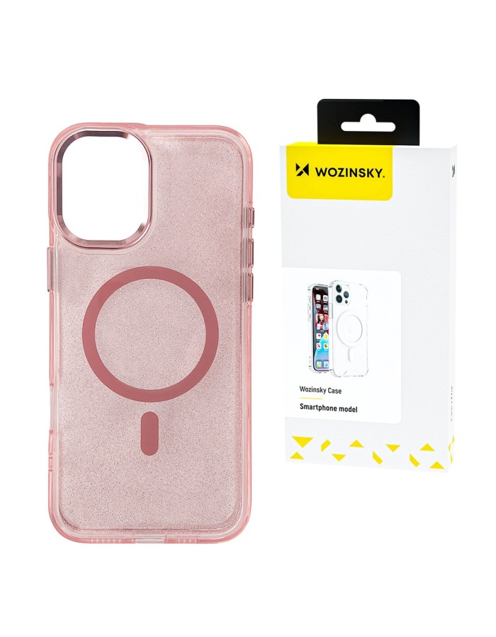 Wozinsky Glitter Case for Samsung Galaxy S25 - Pink with Glitter Wozinsky Glitter Case for Samsung Galaxy S25 - Pink with Glitter
