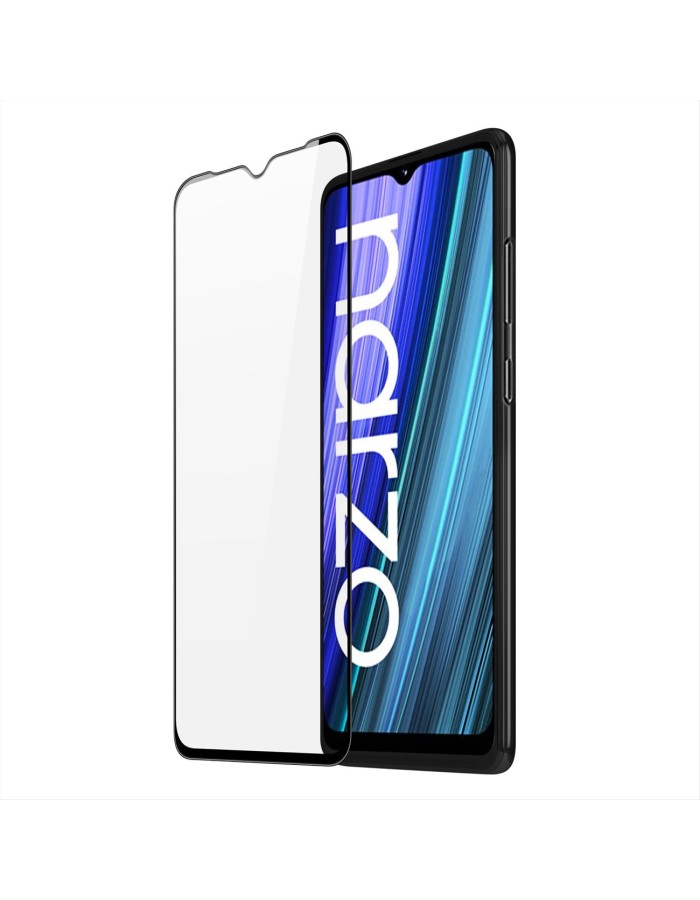 Dux Ducis 9D Tempered Glass 9H Full Screen Tempered Glass with Realme Narzo 50A frame black (case friendly) Dux Ducis 9D Tempered Glass 9H Full Screen Tempered Glass with Realme Narzo 50A frame black (case friendly)