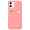 Card Case Silicone Wallet Wallet With Card Slot Documents For Samsung Galaxy A72 4G Pink Card Case Silicone Wallet Wallet With Card Slot Documents For Samsung Galaxy A72 4G Pink