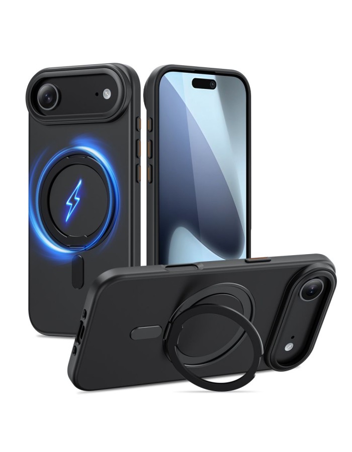 Tech-Protect MagRing MagSafe case for iPhone 17 Air - black