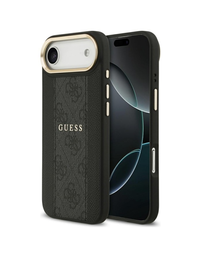 Guess 4G Stripe MagSafe case for iPhone Air - black Guess 4G Stripe MagSafe case for iPhone Air - black