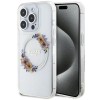 Guess IML Flowers Wreatch MagSafe iPhone 15 Pro Max Case - Clear Guess IML Flowers Wreatch MagSafe iPhone 15 Pro Max Case - Clear