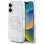 Karl Lagerfeld IML Rhinestones Karl Head Case for iPhone 16 Clear
