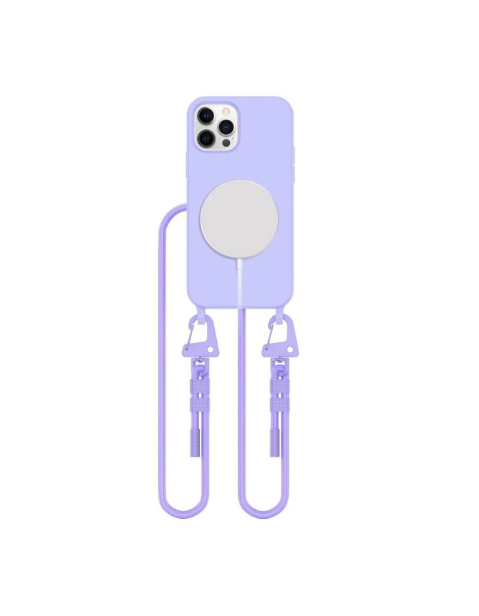 Tech-Protect MagNecklace MagSafe Case for iPhone 12 / 12 Pro - Lavender Tech-Protect MagNecklace MagSafe Case for iPhone 12 / 12 Pro - Lavender