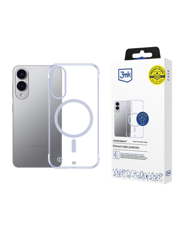 3mk Just20g MagCase for Samsung Galaxy S25 Edge - Transparent