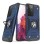 Wozinsky Ring Armor tough hybrid case cover + magnetic holder for Samsung Galaxy S22 Ultra blue