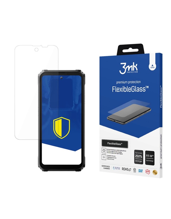 Hybrid Glass 3mk FlexibleGlass™ on Blackview BV8900