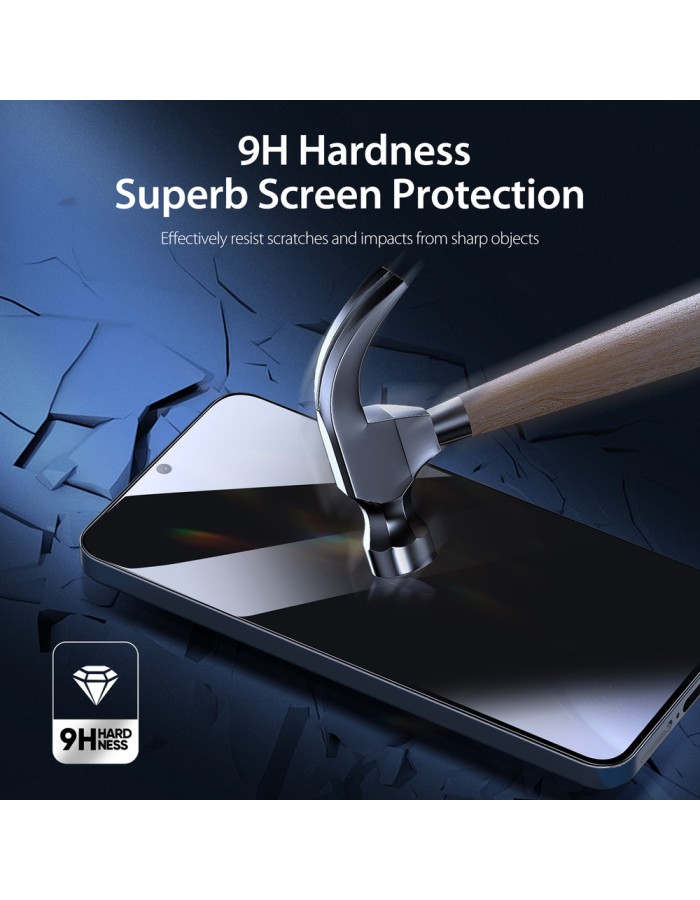 Dux Ducis Glass Privacy for Samsung S24 - with black frame