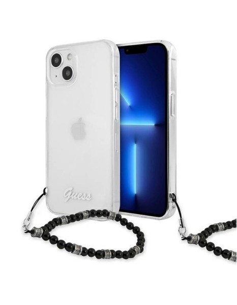 Guess GUHCP13SKPSBK iPhone 13 mini 5.4" Transparent hardcase Black Pearl