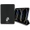 Karl Lagerfeld Saffiano Magnetic Karl &amp;amp; Choupette iPad Pro 11" 2024 Book Cover Case - Black