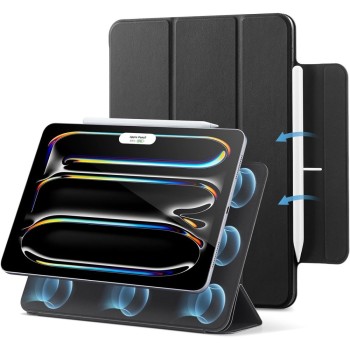 ESR Rebound Magnetic Case for iPad Pro 13&amp;#39;&amp;#39; 2024 - Black
